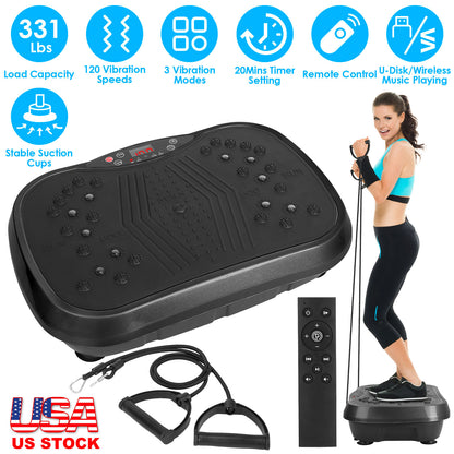 Vibration Plate Exercise Machine with 120 Speed Levels