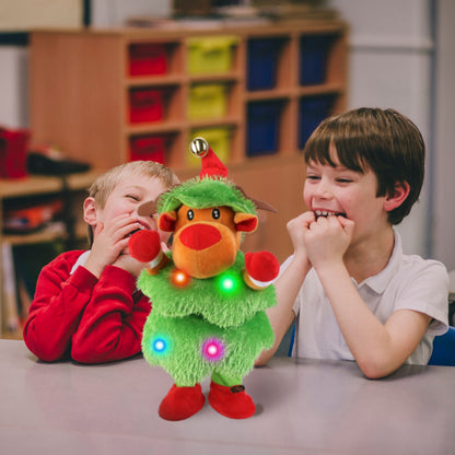 Dancing Singing Plush Toy with Mimicking & Light-Up Features