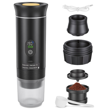 Portable Espresso Machine with Self-Heating & 7500mAh Battery