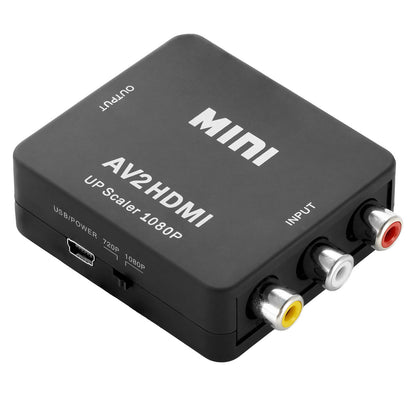RCA to HDMI Converter 1080P with USB Power Cable