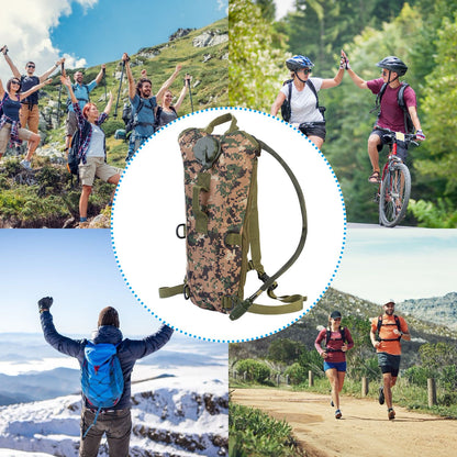 Tactical Hydration Pack with 3L Water Bladder