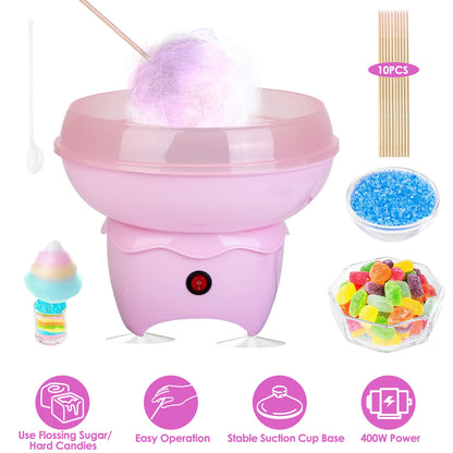 Cotton Candy Maker Machine for Kids - Electric & Portable