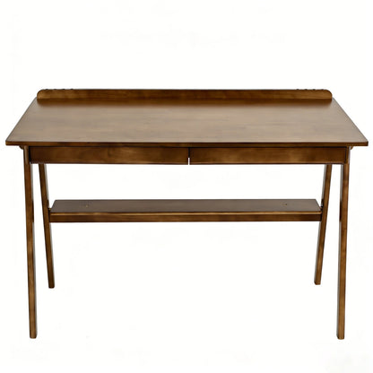 Solid Wood Desk with Drawers for Home Office