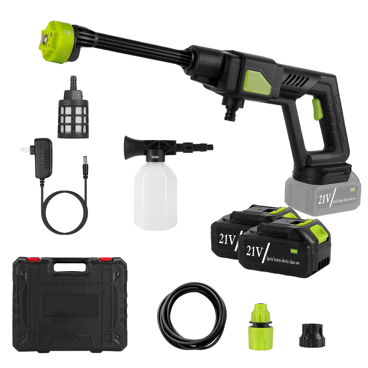Cordless Pressure Washer 435PSI with 6-in-1 Nozzle