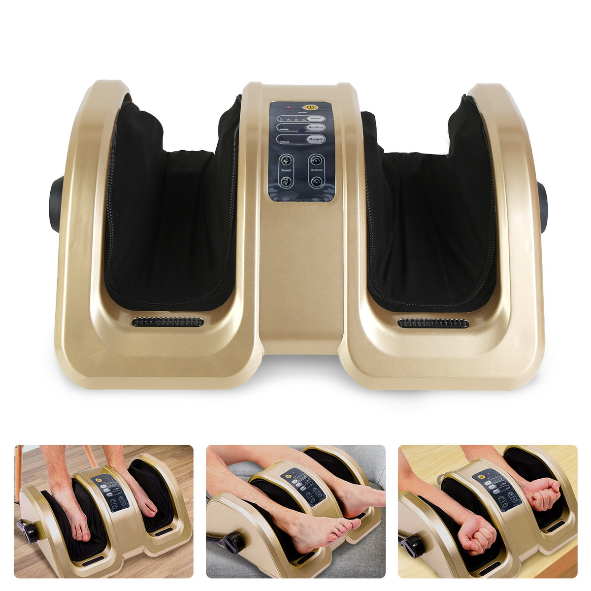 Shiatsu Foot Massager with Heating and Auto Modes