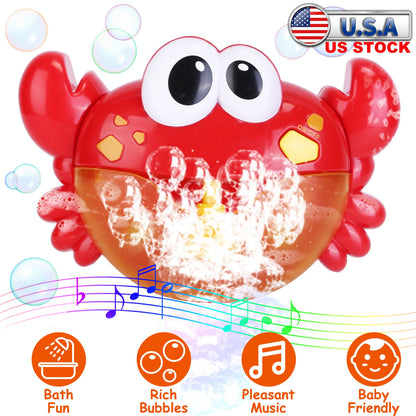 Musical Bubble Bath Maker Toy with Suction Cups for Toddlers