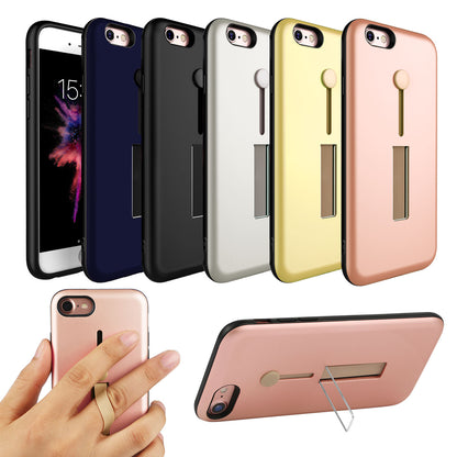 iPhone 8 Case with Finger Strap and Kickstand
