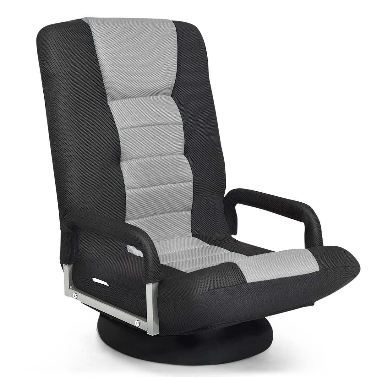 Swivel Gaming Floor Chair with Adjustable Backrest