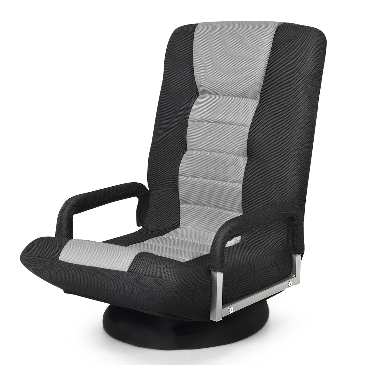 Swivel Gaming Floor Chair with Adjustable Backrest
