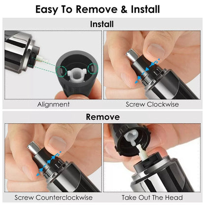 4-In-1 Unisex Rechargeable Electric Razor Clipper