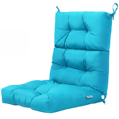 High Back Chair Cushion Set of 2 with Adjustable Height